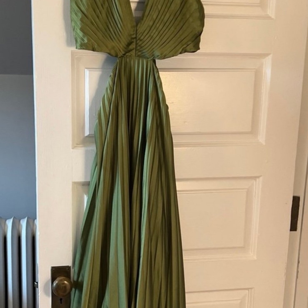 Abercrombie & Fitch Green Backless Dress
